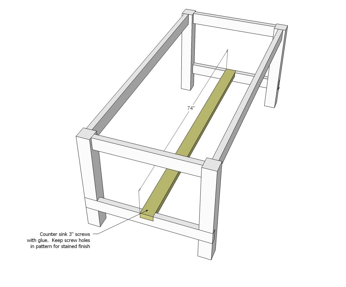 Farmhouse Table — step 5
