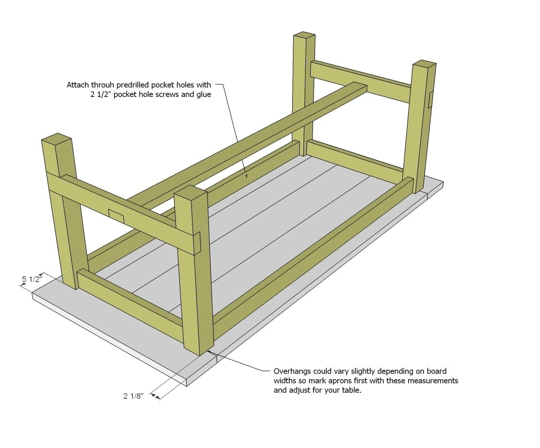 Farmhouse Table — step 8