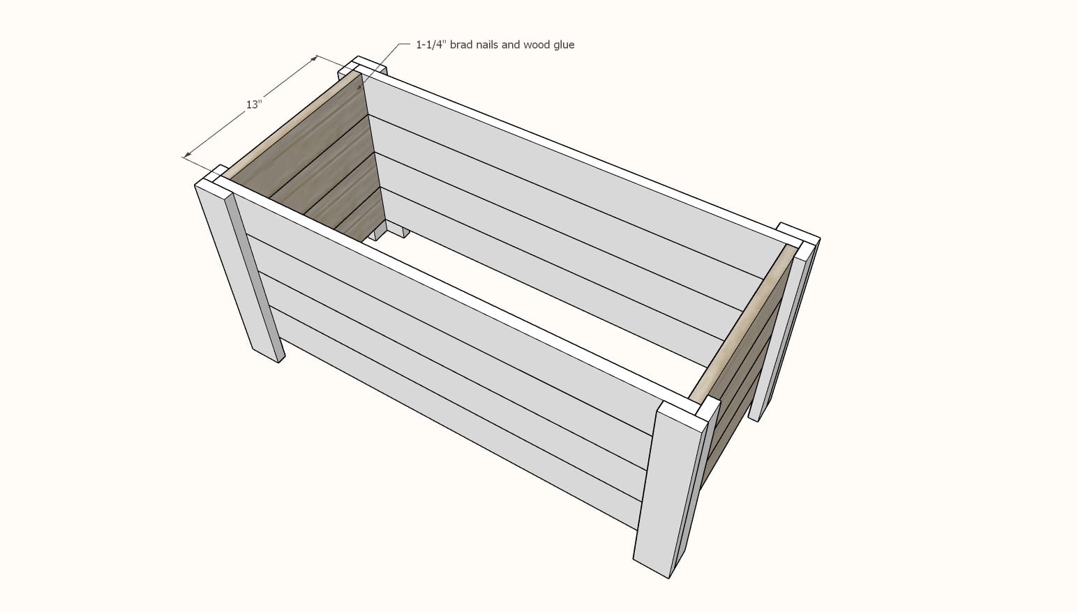 Farmhouse Toy Box — step 4