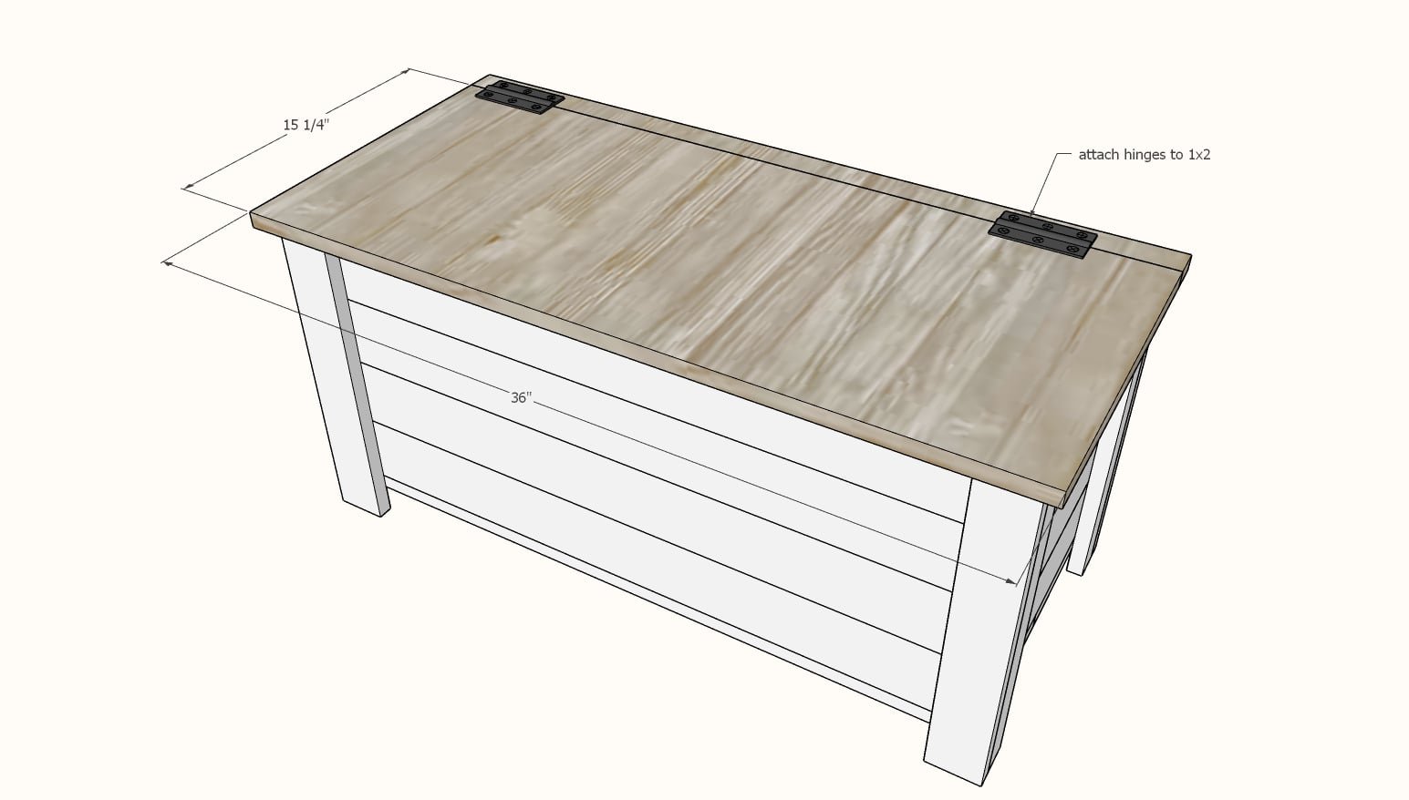 Farmhouse Toy Box — step 7