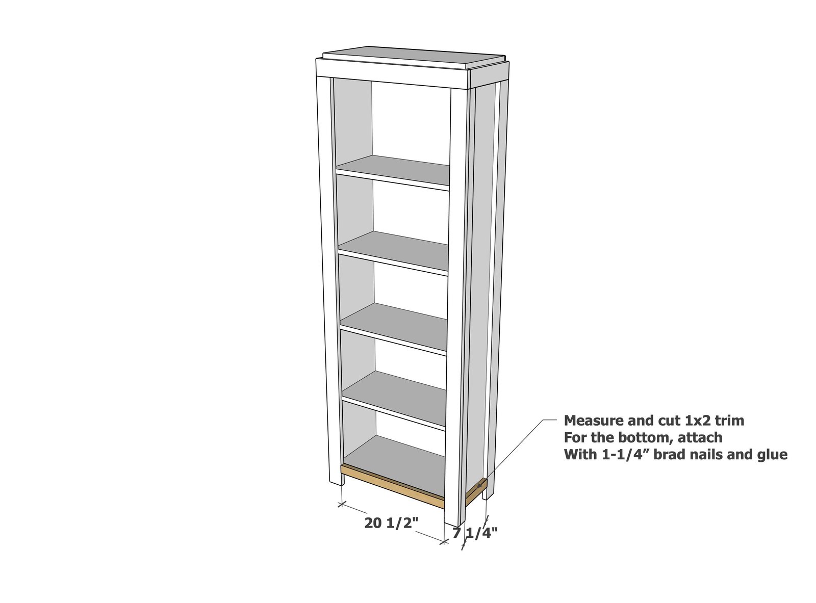The Favorite Bookshelf — step 6