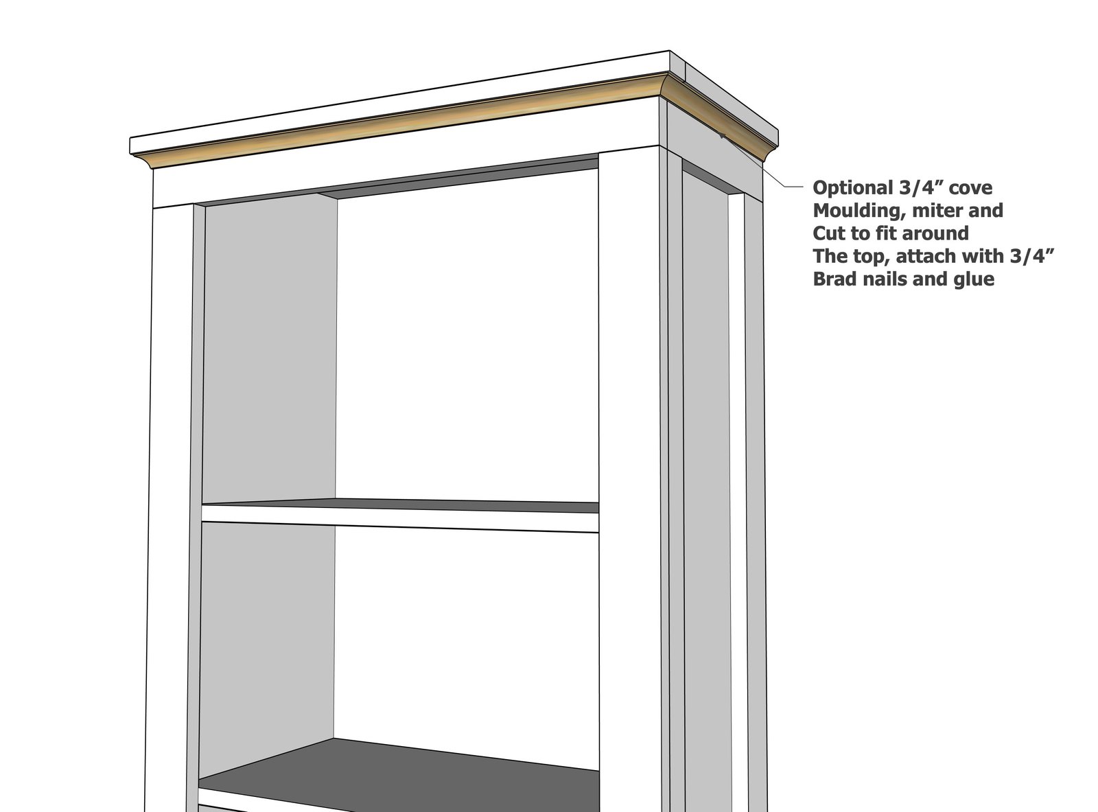 The Favorite Bookshelf — step 8