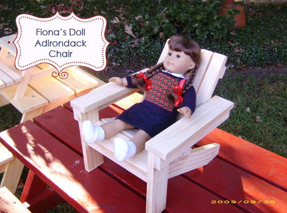 Fiona's Doll Adirondack Chair