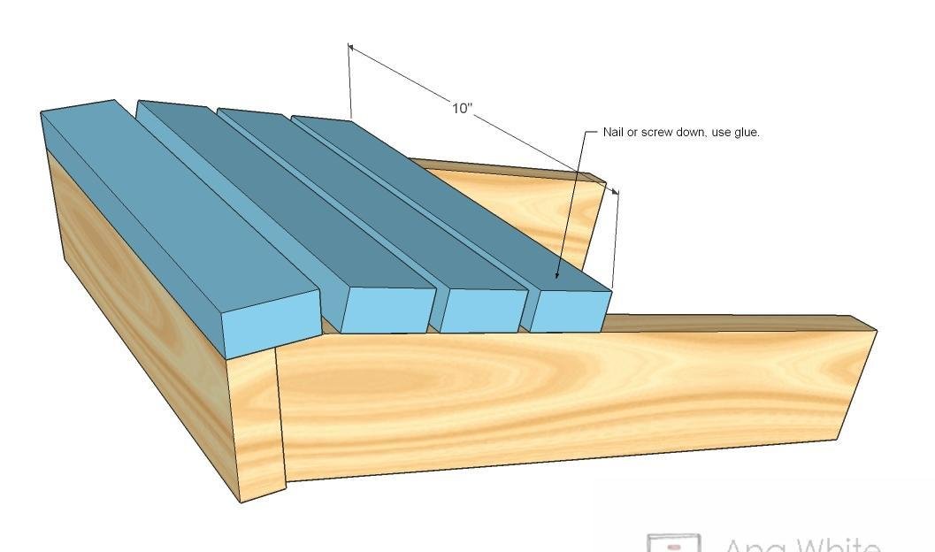 Fiona's Doll Adirondack Chair — step 3