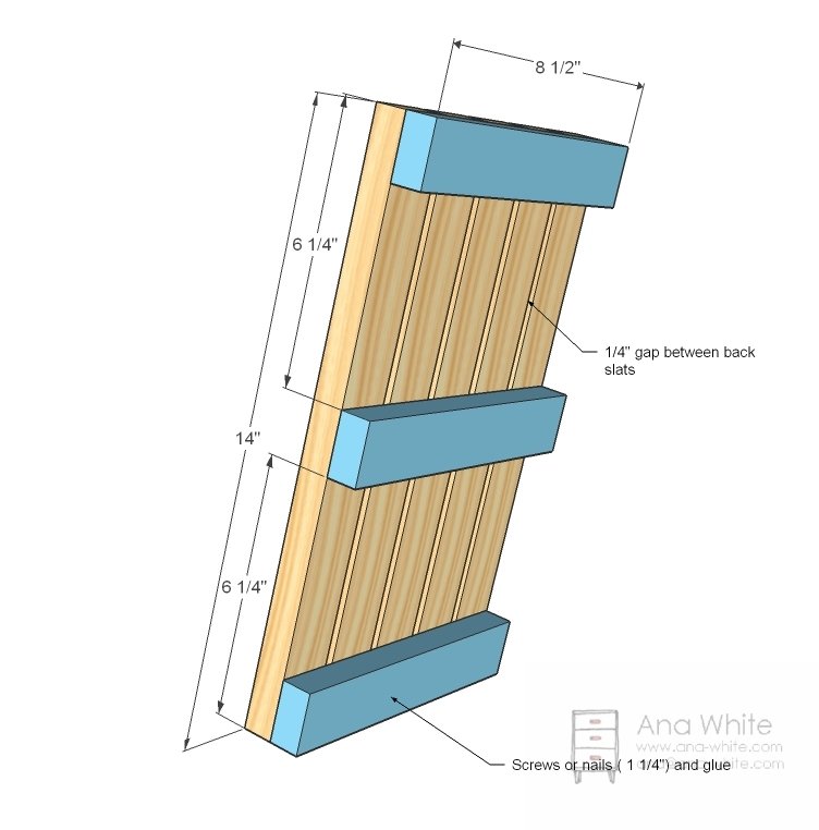 Fiona's Doll Adirondack Chair — step 4