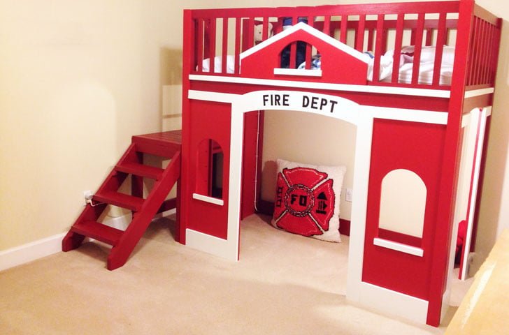 Fire Station Loft Bed