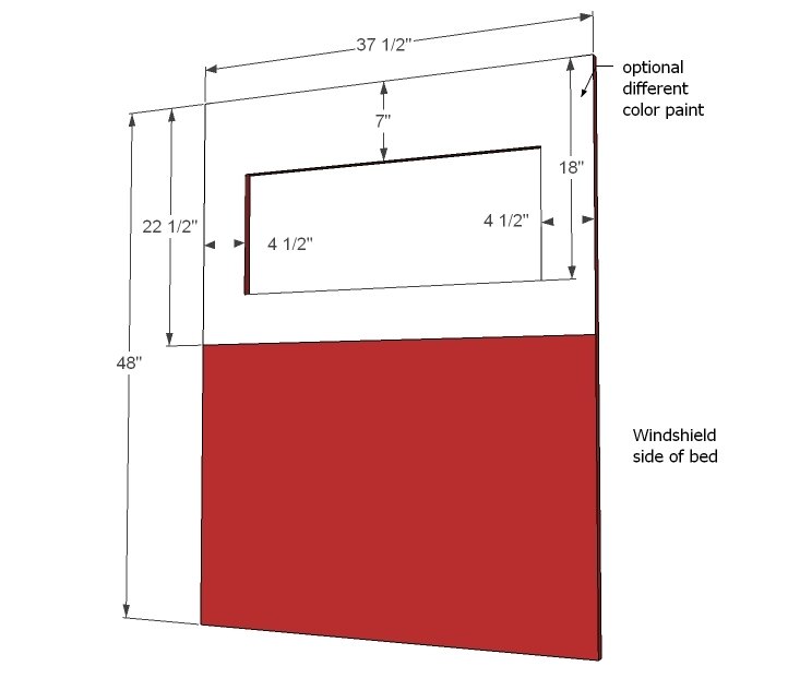 Fire Truck Loft Bed — step 10