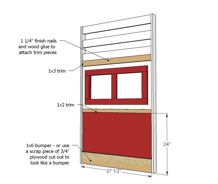 Fire Truck Loft Bed — step 13