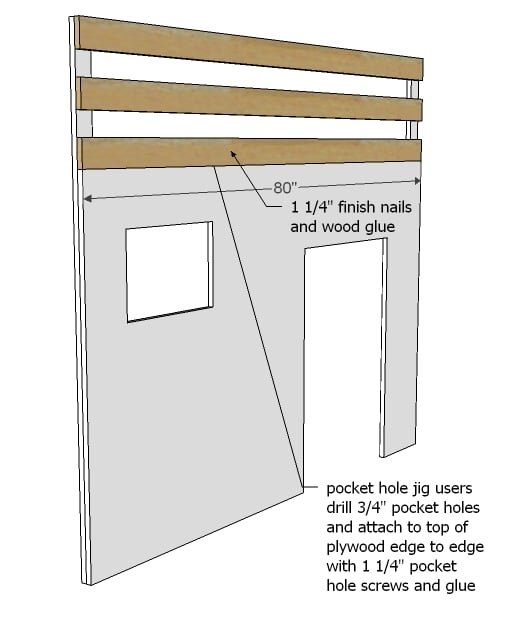 Fire Truck Loft Bed — step 3
