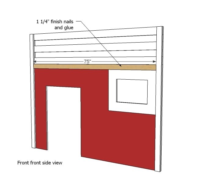 Fire Truck Loft Bed — step 5