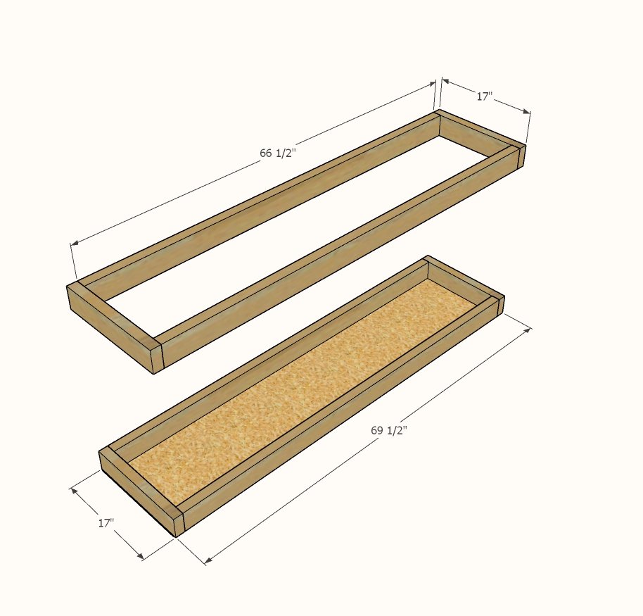 Firewood Holder Console Table — step 1