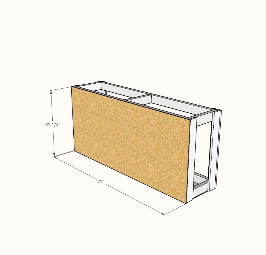 Firewood Holder Console Table — step 3