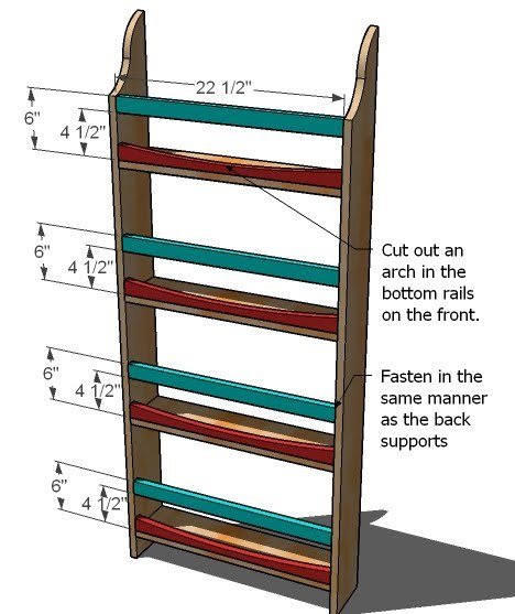 Flat Wall Book Shelves — step 4