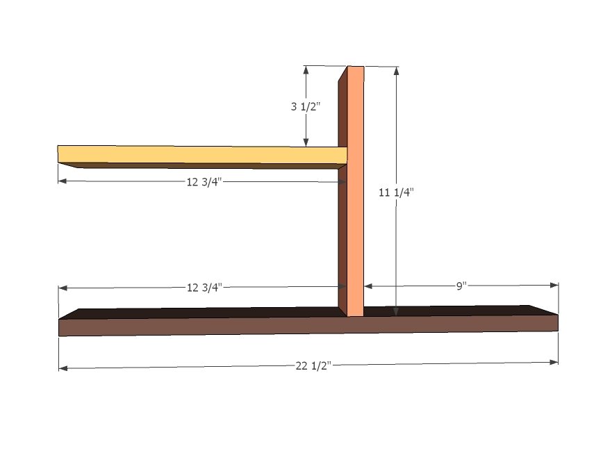 Flip Down Wall Art Desk — step 1