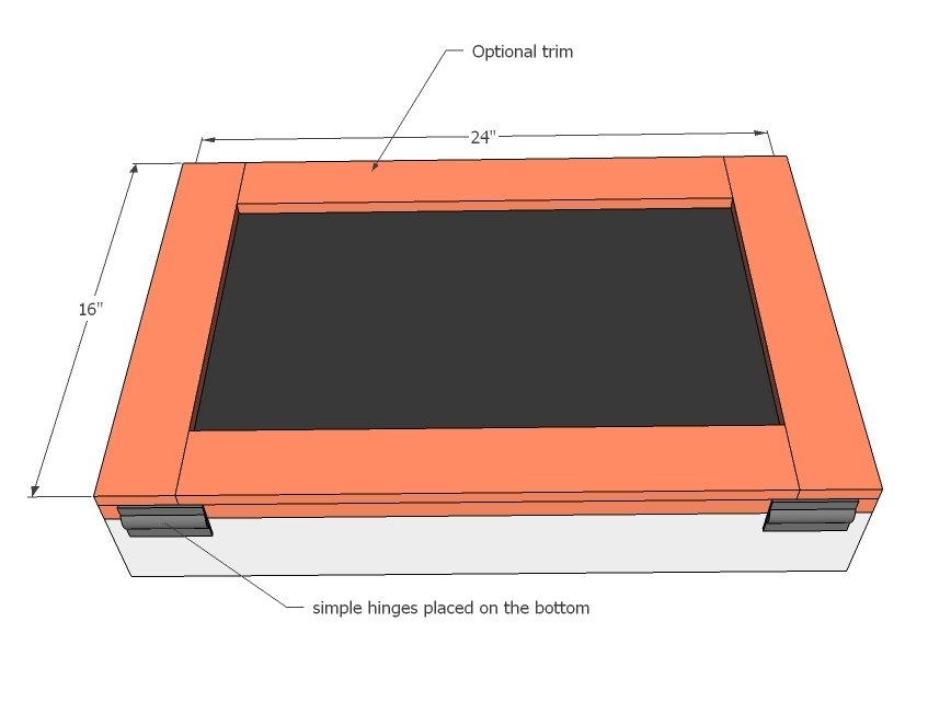 Flip Down Wall Art Desk — step 4