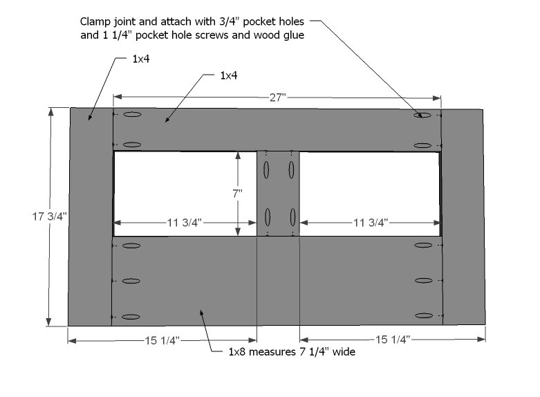 Flip Top Panel Bench — step 1