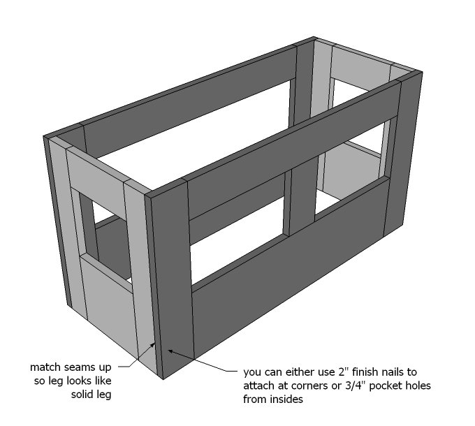 Flip Top Panel Bench — step 3