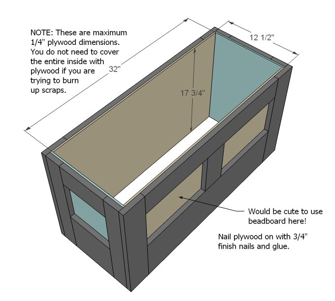 Flip Top Panel Bench — step 4