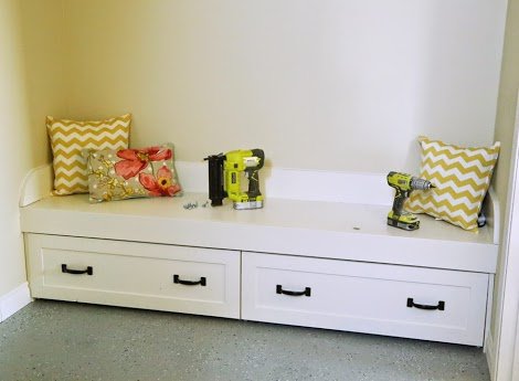 Floating Bench for Nook, Alclove or Closet — step 10
