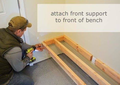 Floating Bench for Nook, Alclove or Closet — step 5