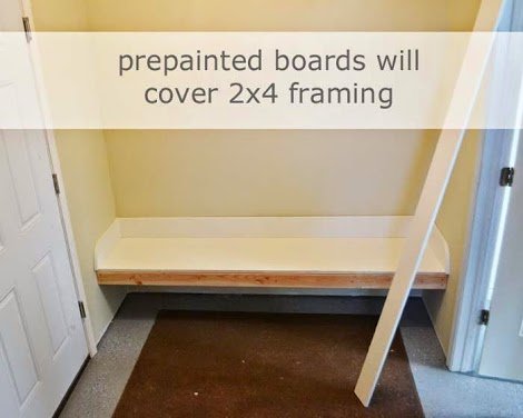Floating Bench for Nook, Alclove or Closet — step 8