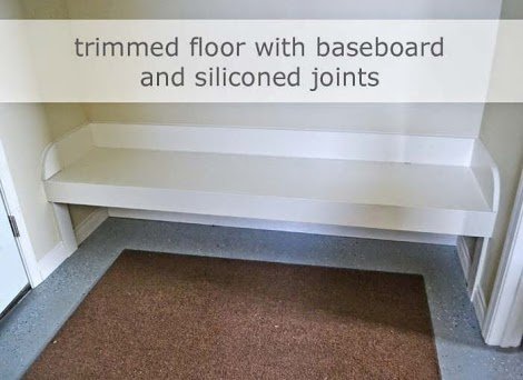 Floating Bench for Nook, Alclove or Closet — step 9