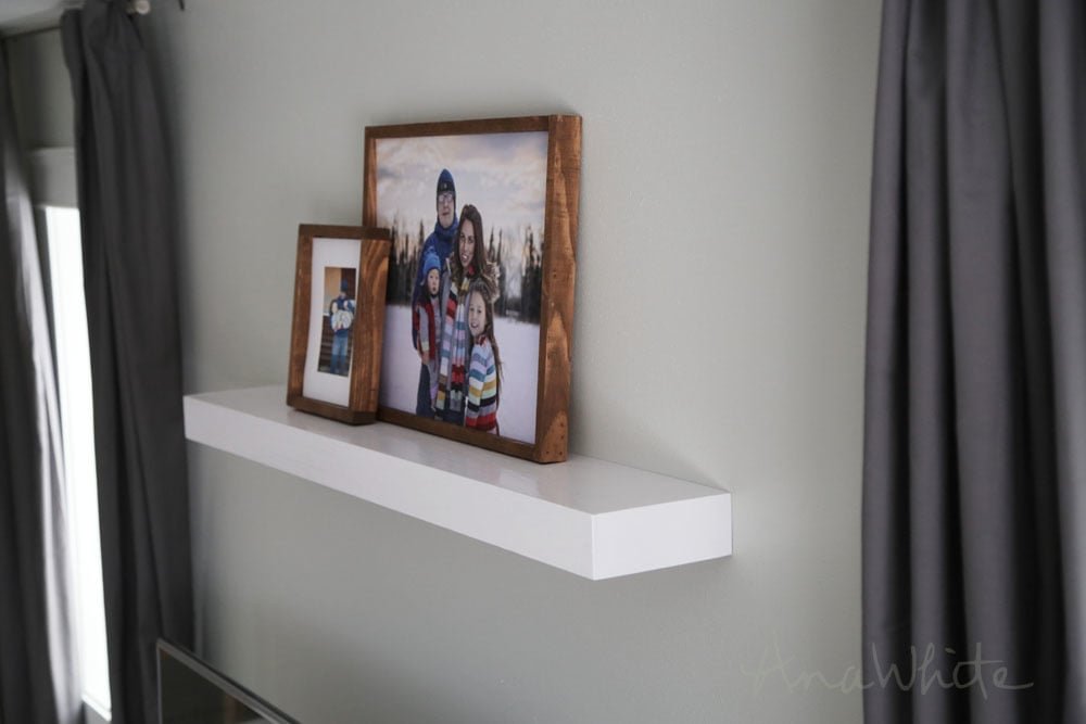 Floating Shelf with 1/4" Plywood Covering