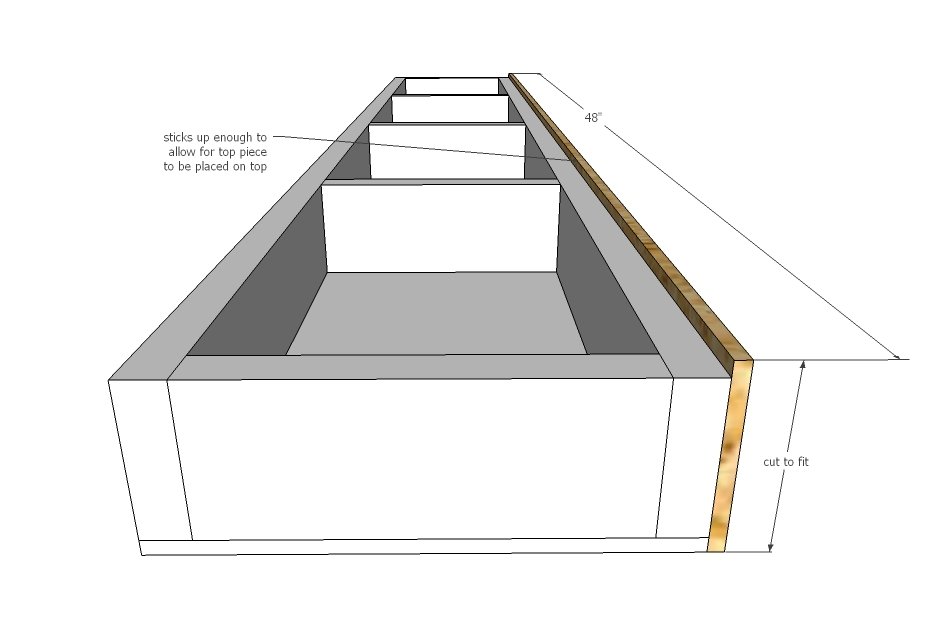 Floating Shelf with 1/4" Plywood Covering — step 3