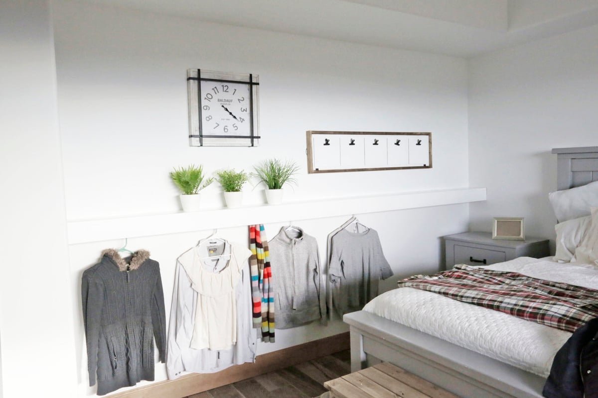 Floating Shelf Hidden Closet