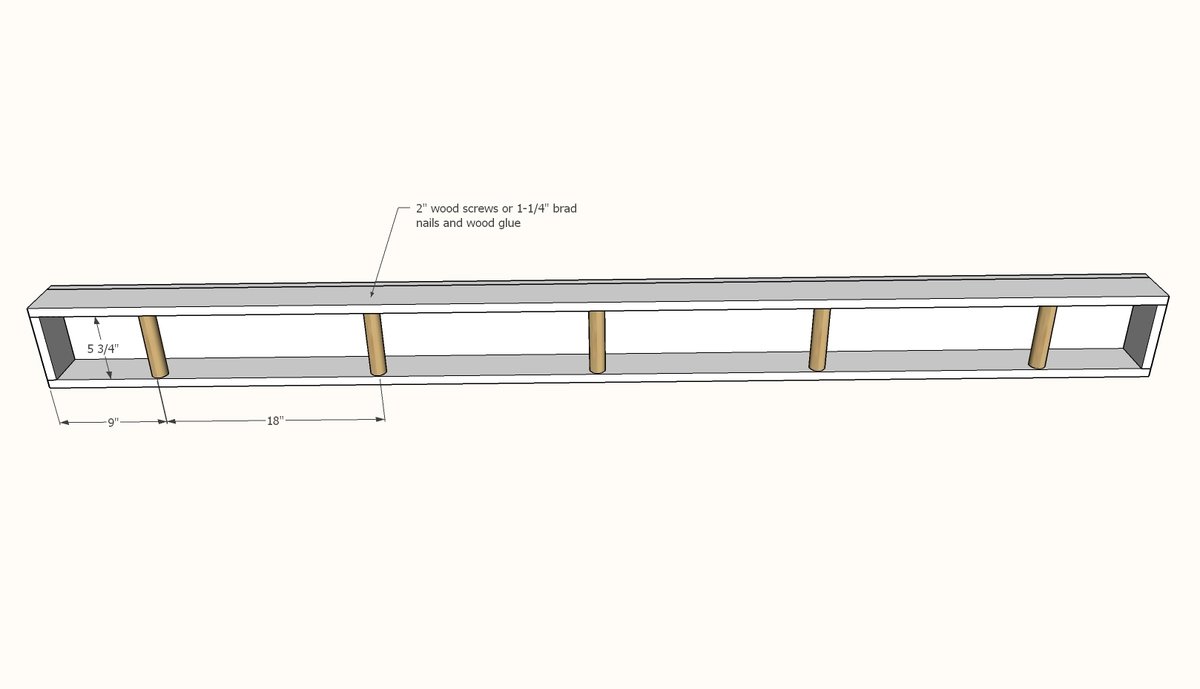 Floating Shelf Hidden Closet — step 3