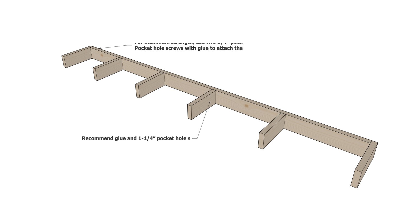Floating Shelves — step 1