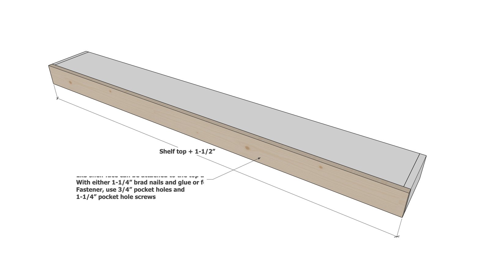 Floating Shelves — step 4
