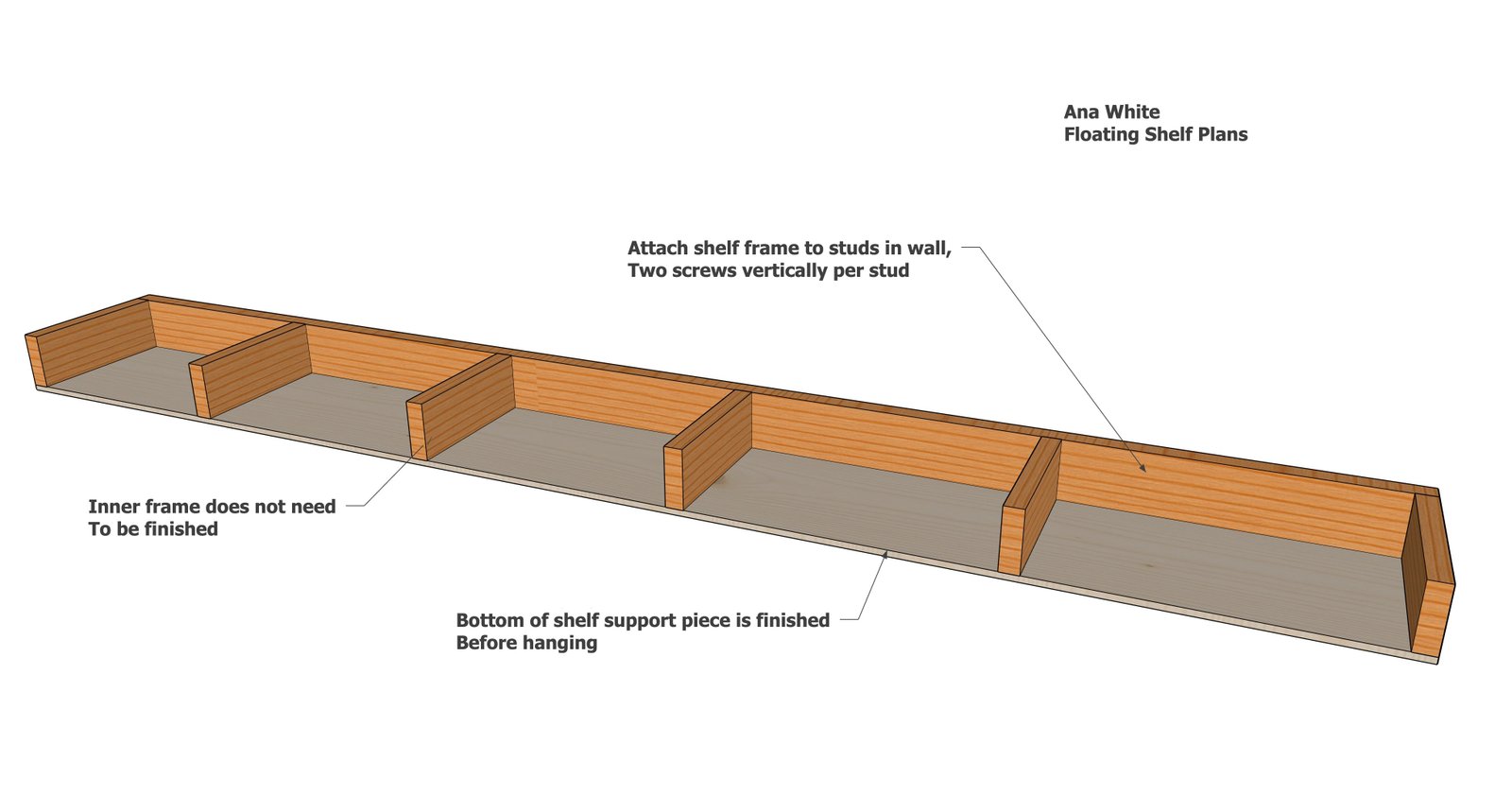 Floating Shelves — step 5