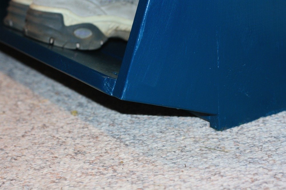 Floor-to-ceiling Shoe Shelf with Angled Front Shelf — step 9