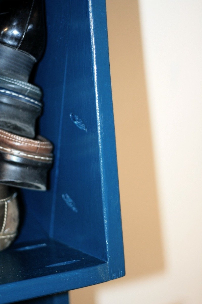 Floor-to-ceiling Shoe Shelf with Angled Front Shelf — step 5