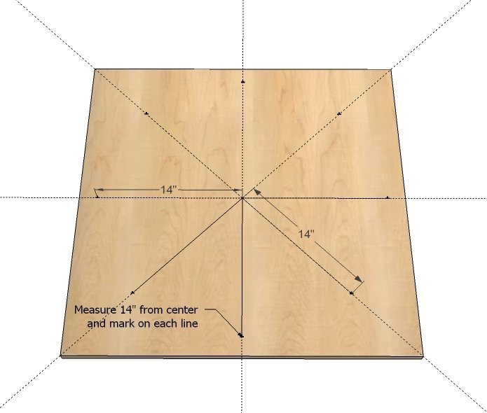 Flower Shaped Storage Play Table — step 2