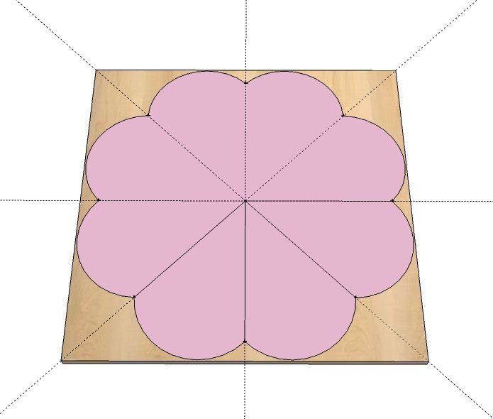 Flower Shaped Storage Play Table — step 3