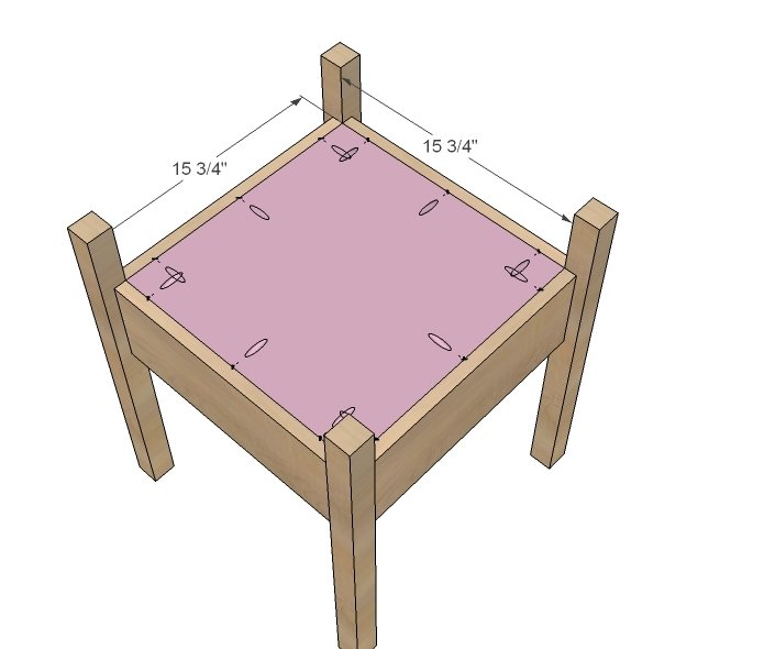 Flower Shaped Storage Play Table — step 5