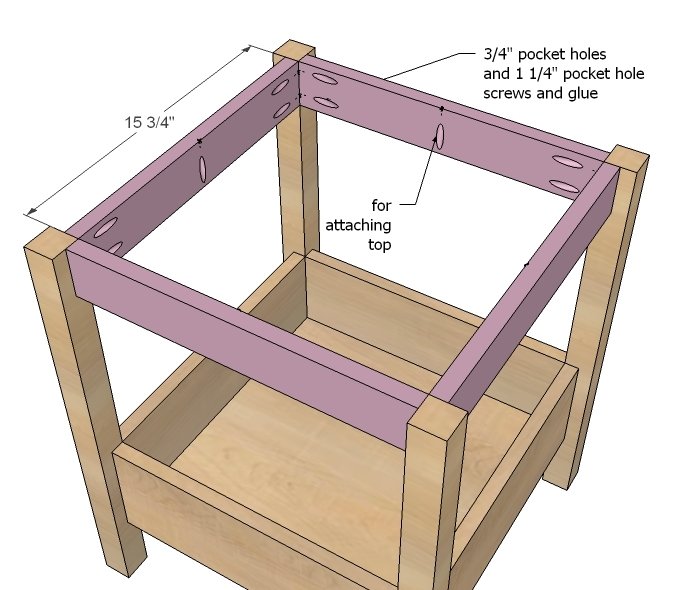 Flower Shaped Storage Play Table — step 6