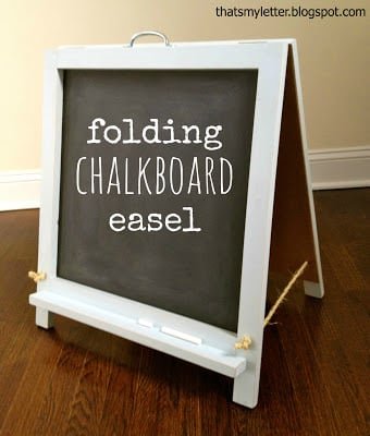 Folding Desktop Chalkboard Easel
