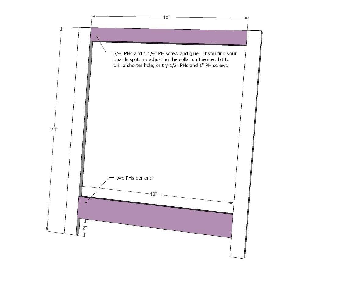 Folding Desktop Chalkboard Easel — step 1