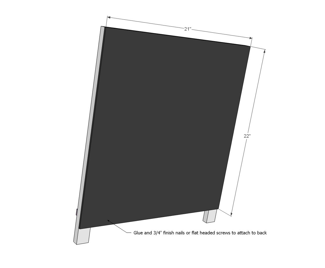 Folding Desktop Chalkboard Easel — step 3