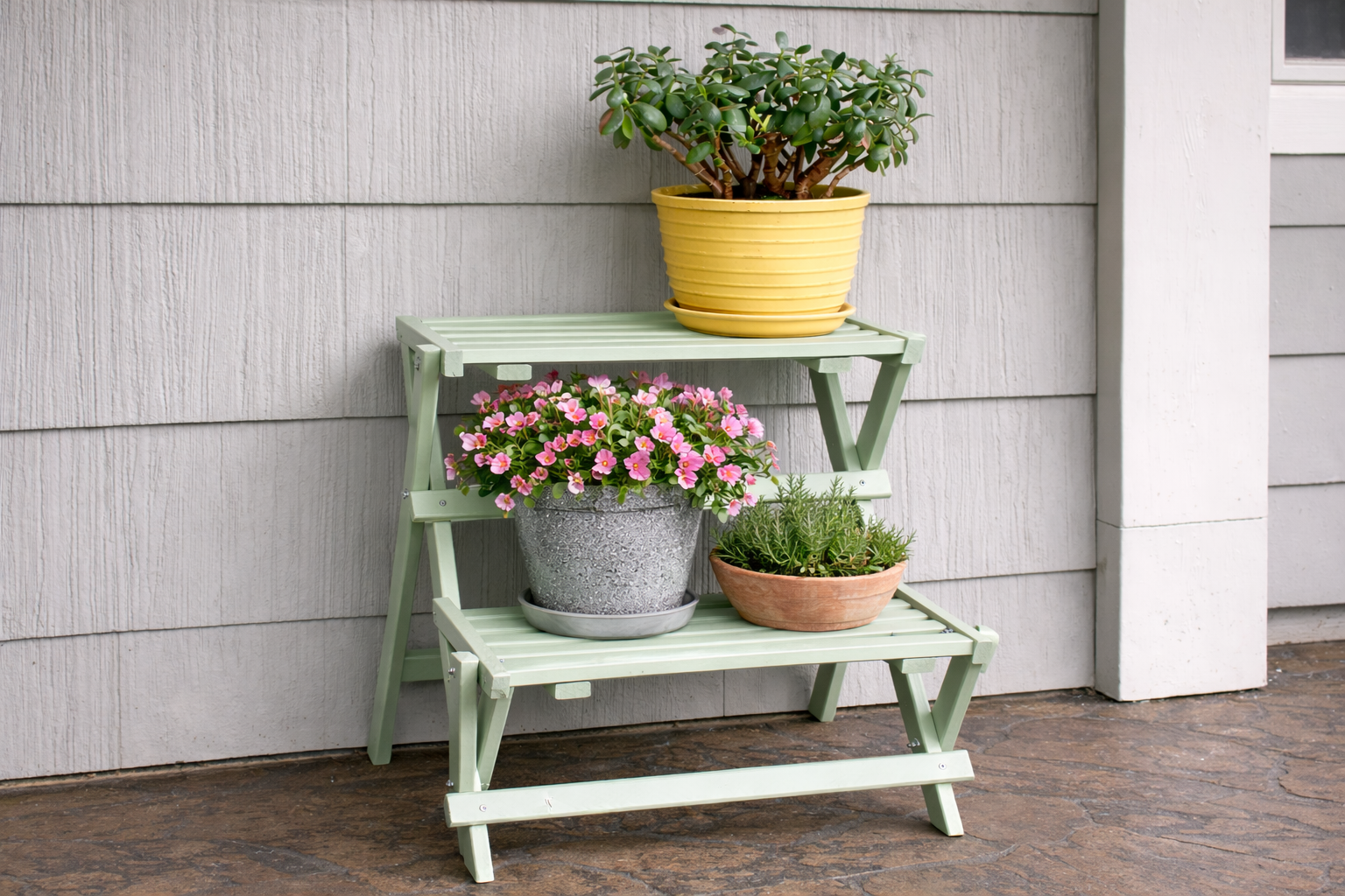 Folding Plant Stand