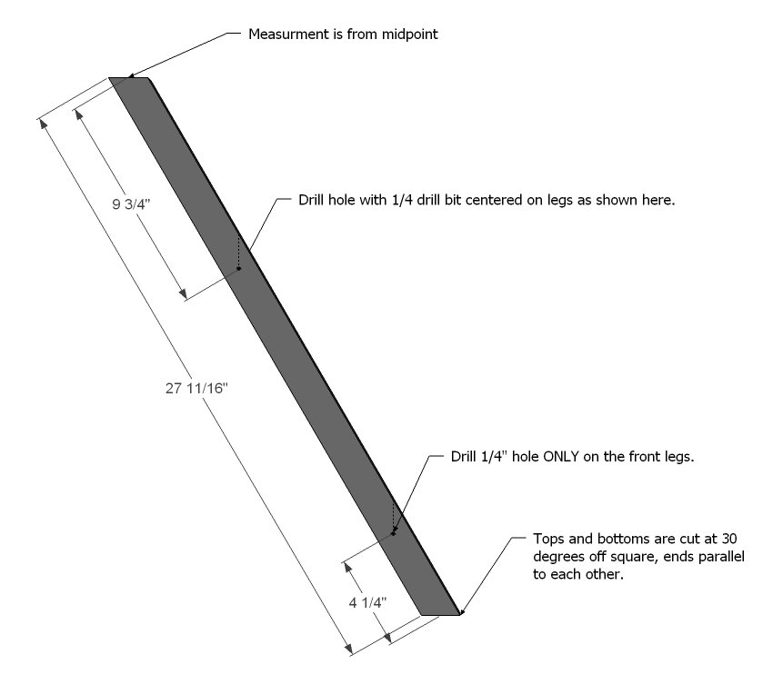 Folding Plant Stand — step 1