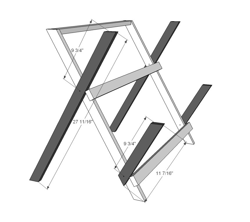 Folding Plant Stand — step 4