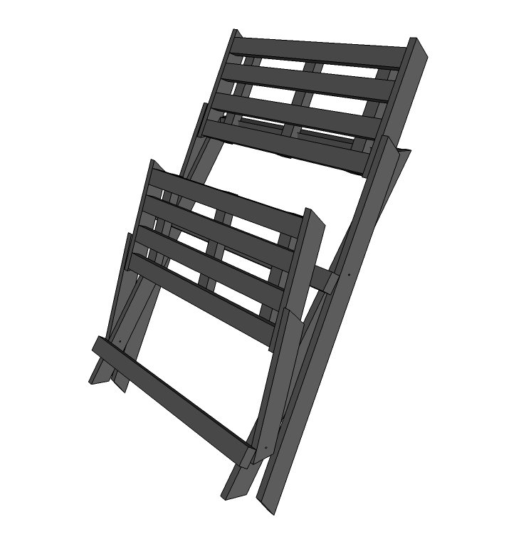 Folding Plant Stand — step 8