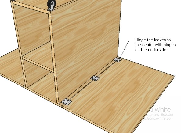 Folding Sewing Table — step 4
