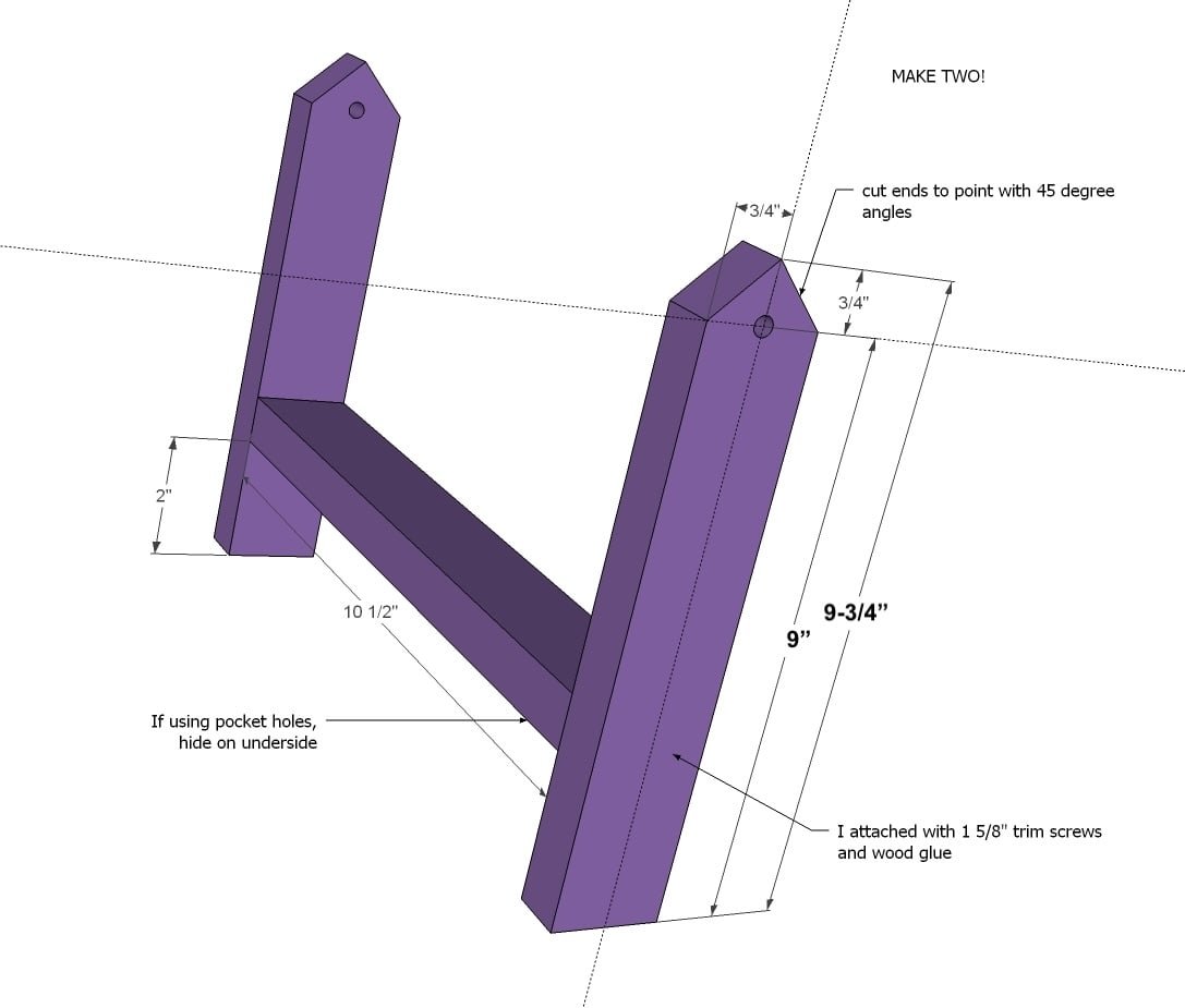 Folding Tray or Lap Desk — step 2