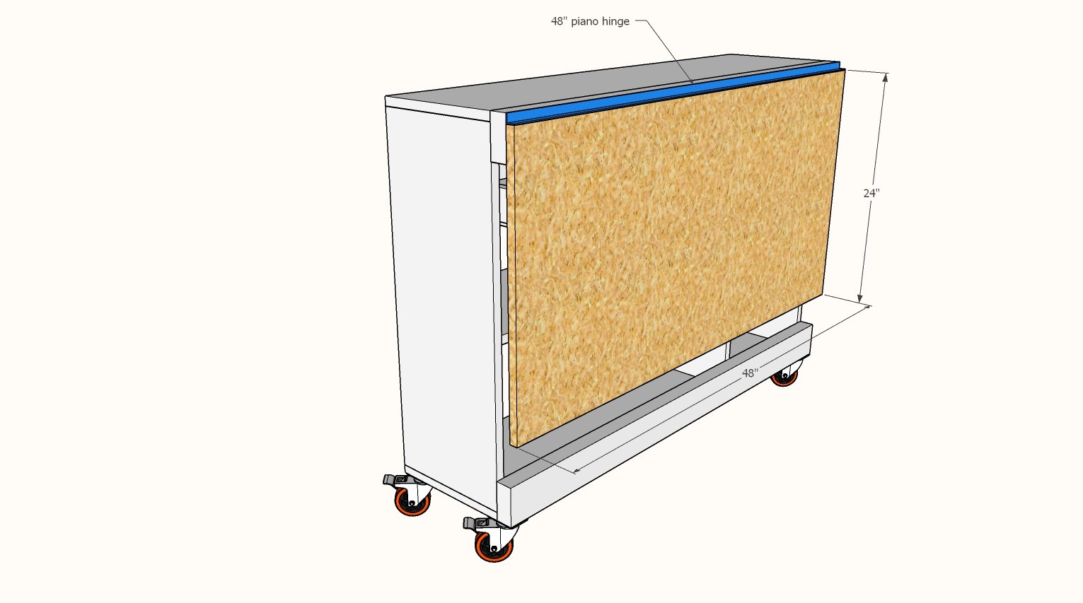 Folding Workbench — step 7