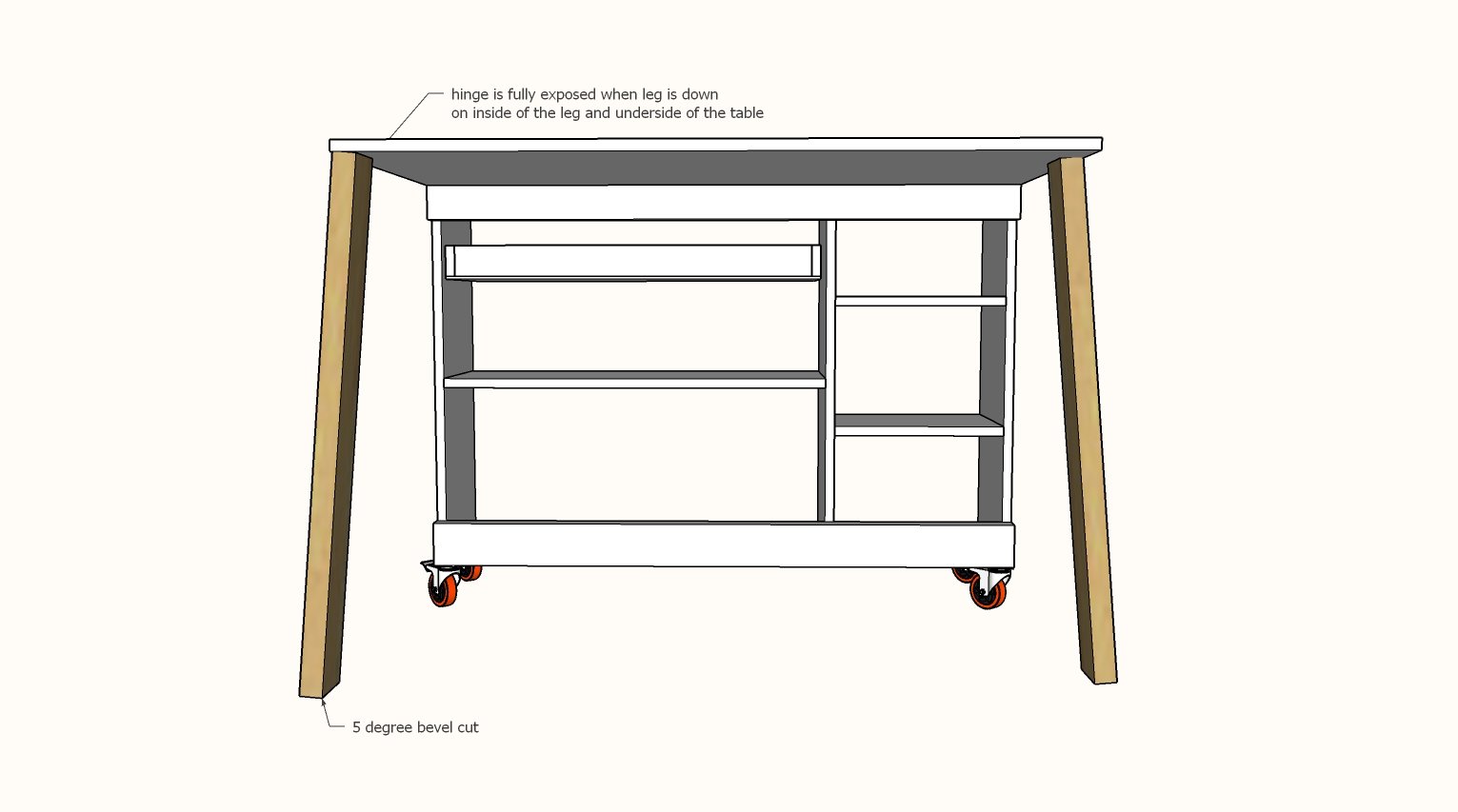 Folding Workbench — step 8